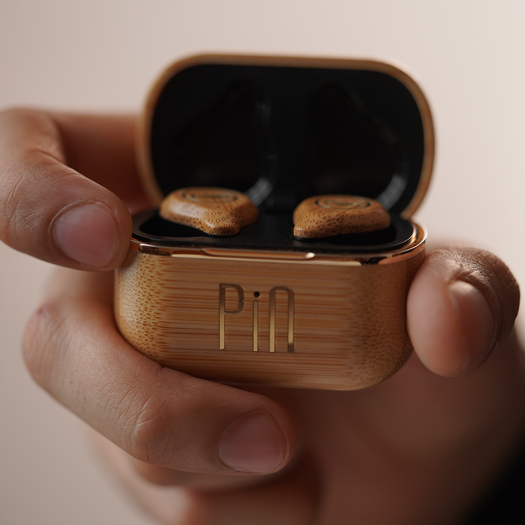 Real Wood Earbuds with AI Translation