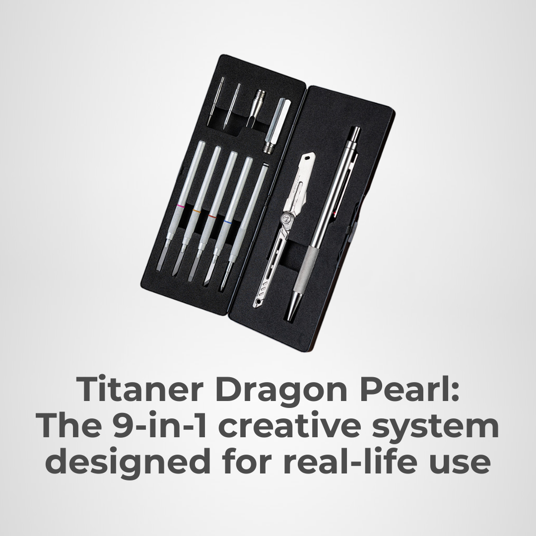 Titanium 9-in-1 Pen and Creative System
