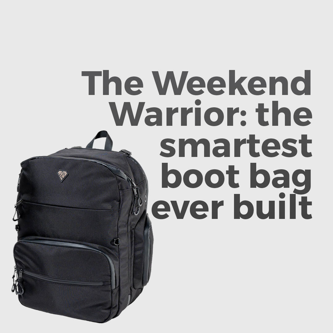 The All-In-One Ski Boot Bag & Weekend Carry-On Backpack