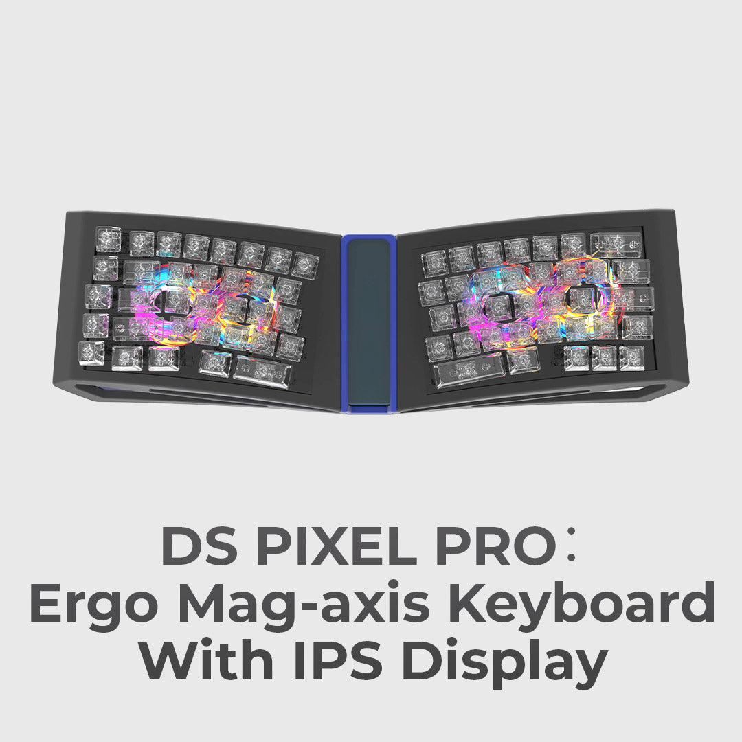 The Hall-Effect Keyboard With IPS Display