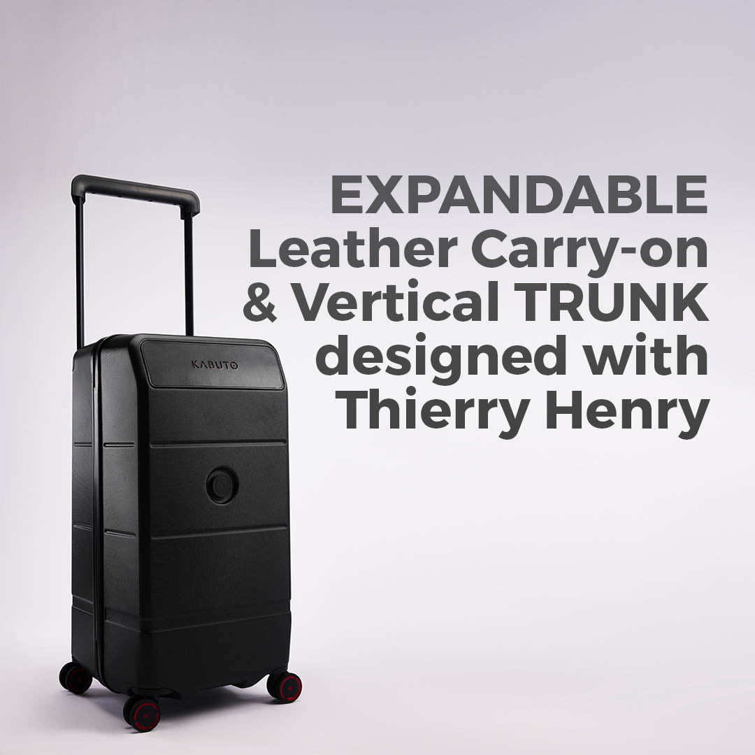 Expandable Leather Luggage Designed By Thierry Henry