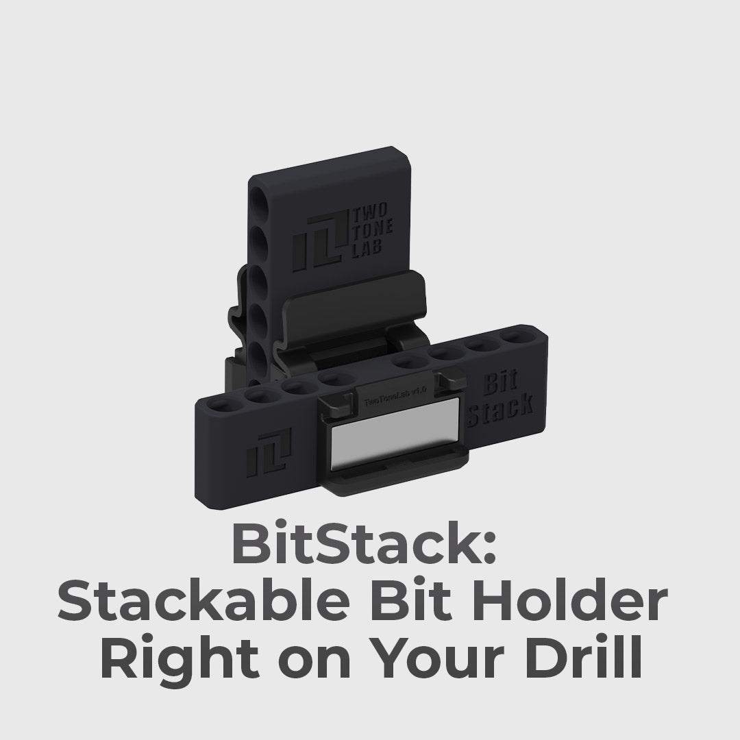 Stackable Bit Holder That Attaches To Your Drill