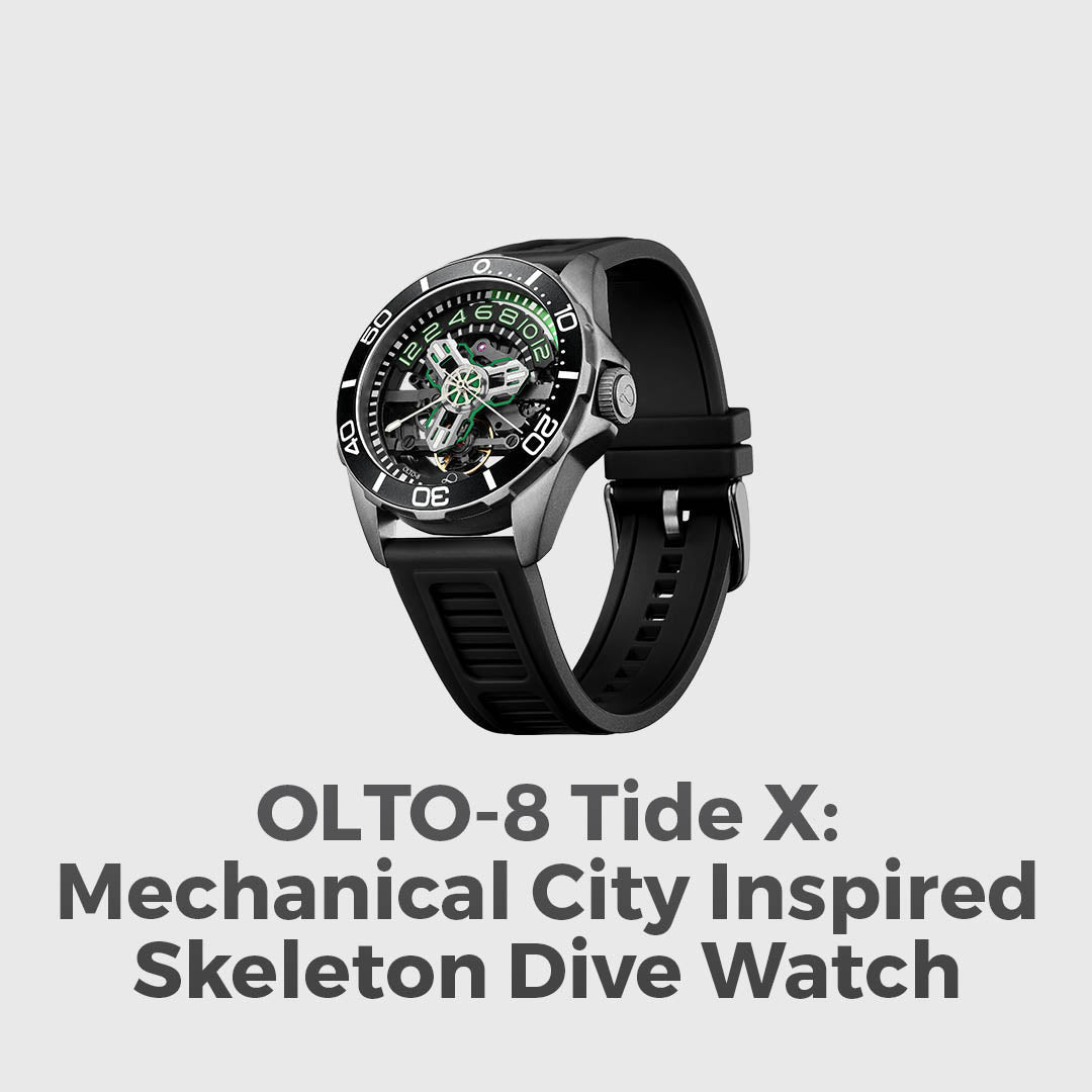 Unveil a Mechanical Metropolis with This Bold Skeleton Dive Watch