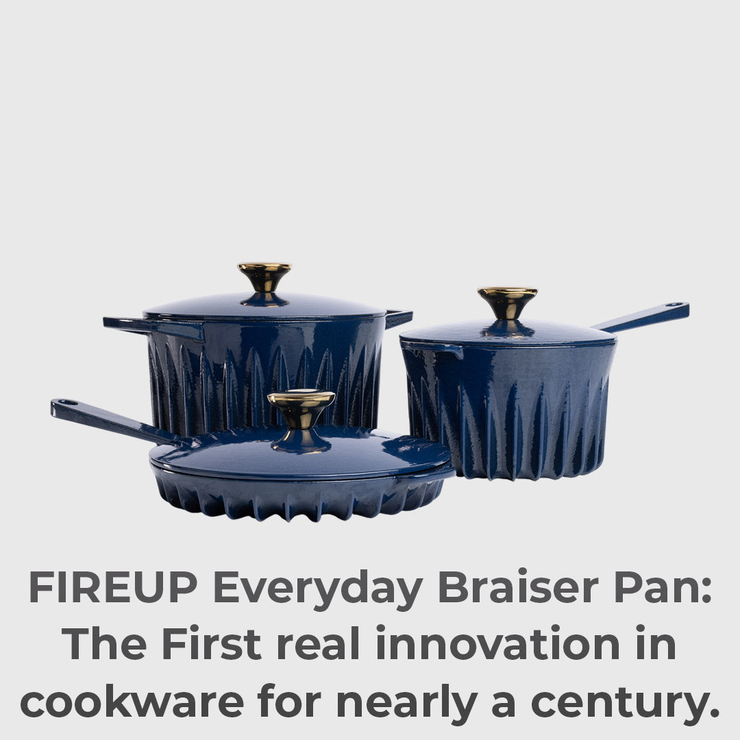 Rocket-Inspired Cast Iron Braiser