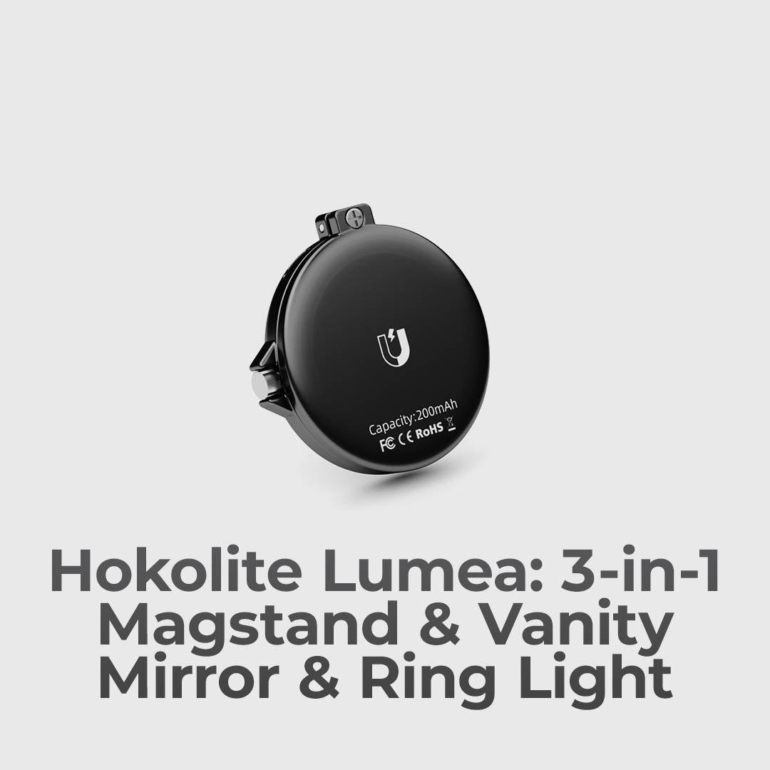 MagSafe Ring Light With Mirror & Phone Stand