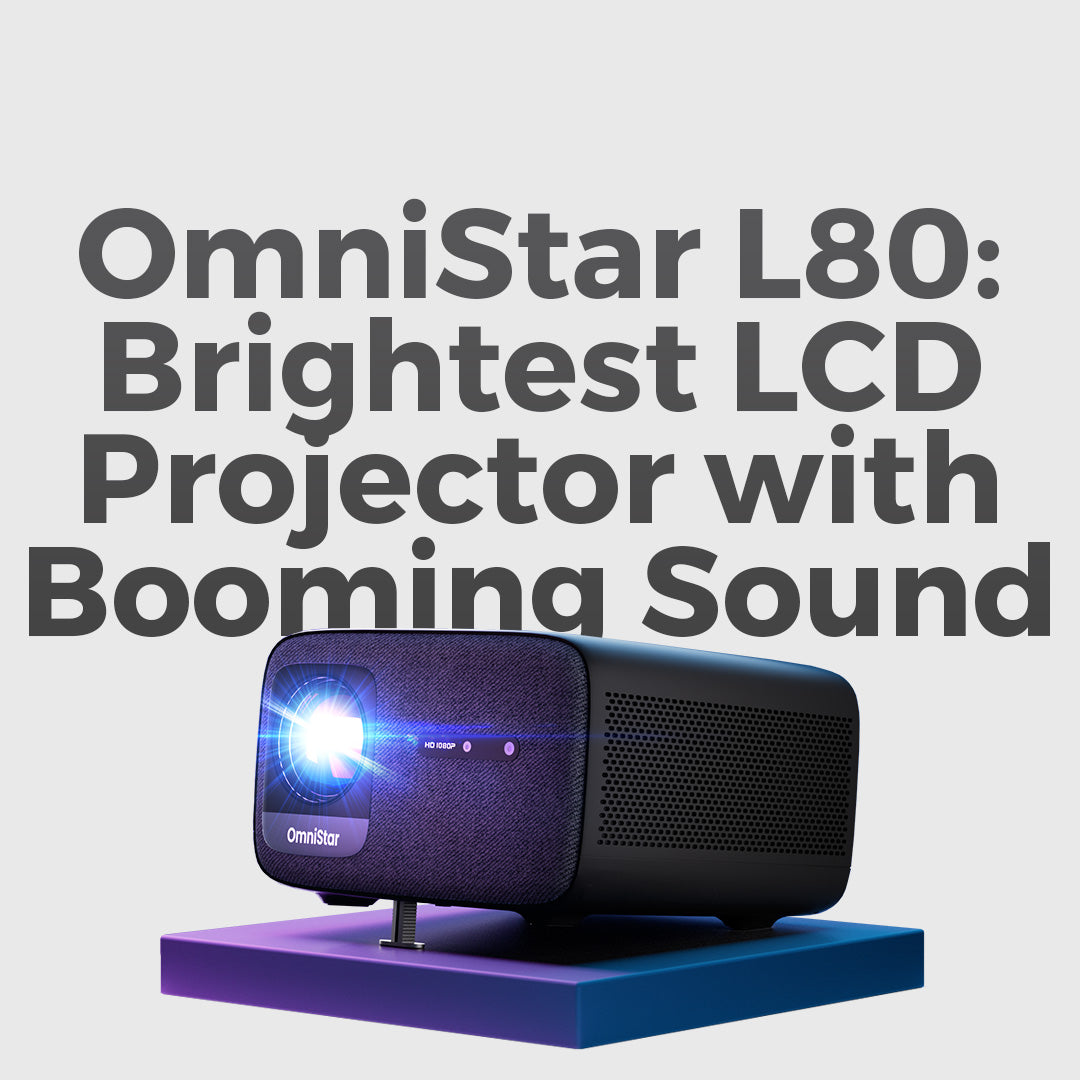 The Brightest LCD Projector With Booming Sound