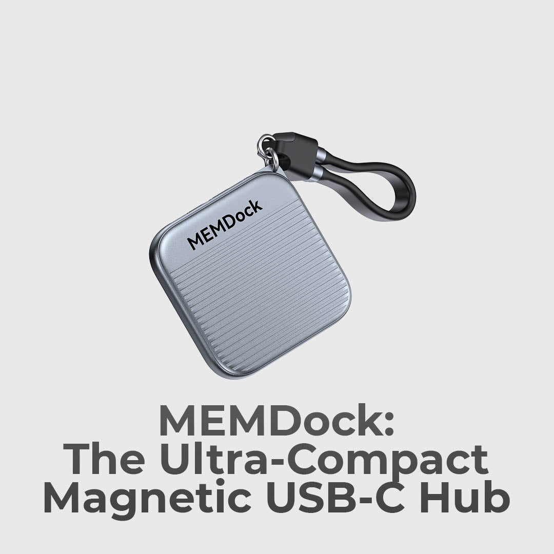 The Ultra-Compact Magnetic USB-C Hub