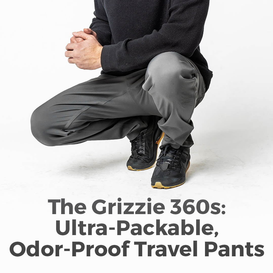 Packable & Odor-Proof Merino Wool Travel Pants