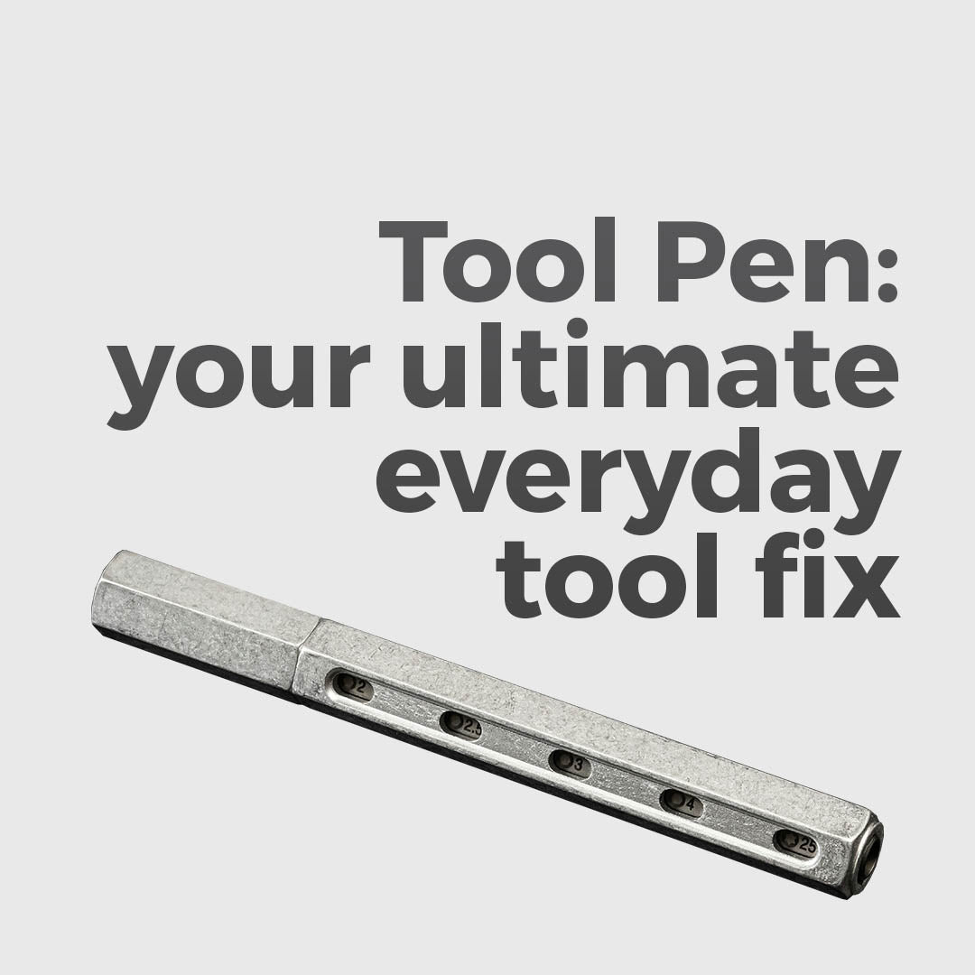Tool Pen With Sleek Pop-A-Point Bit Swapping