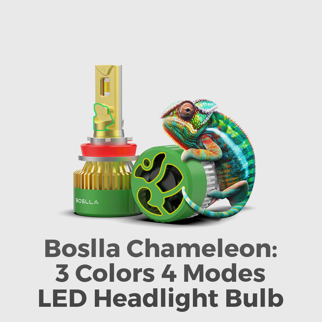 3-Color 4-Mode LED Headlight Bulbs