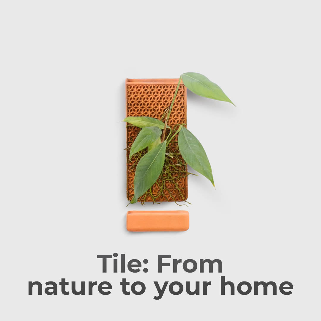 Self-Watering Planter Tile Inspired By Nature