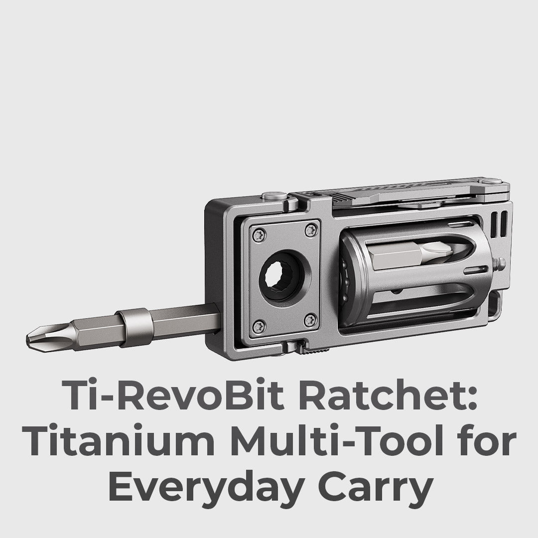 Titanium Ratchet With 5-Bit Revolver