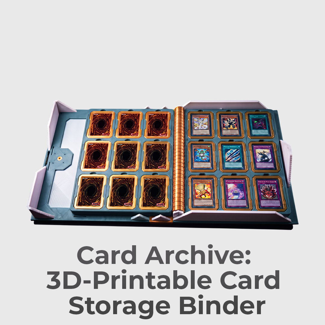 3D-Printable Binder For Trading Cards