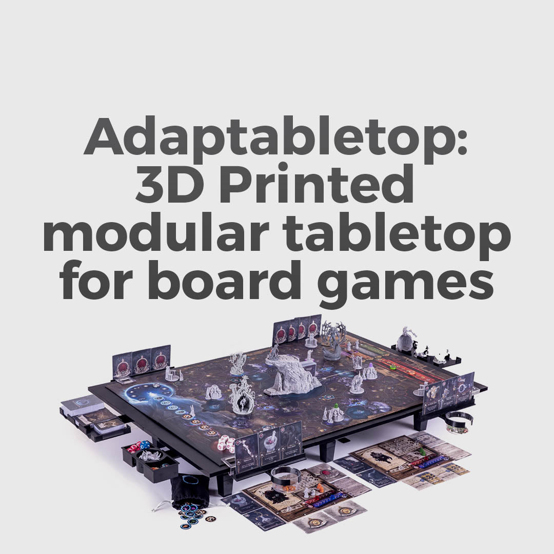 3D Printable Games Table With Multiple Modular Levels