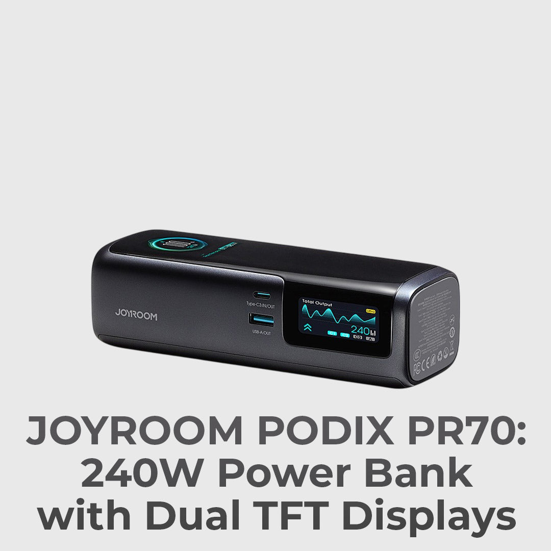 240W Dual Display Power Bank, 25,000mAh