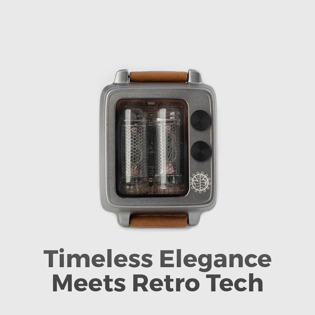 This Watch Features Nixie Tube Charm & Modern Design