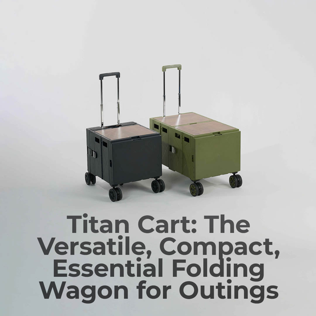All-Terrain Foldable Camping Cart &amp; Table In One