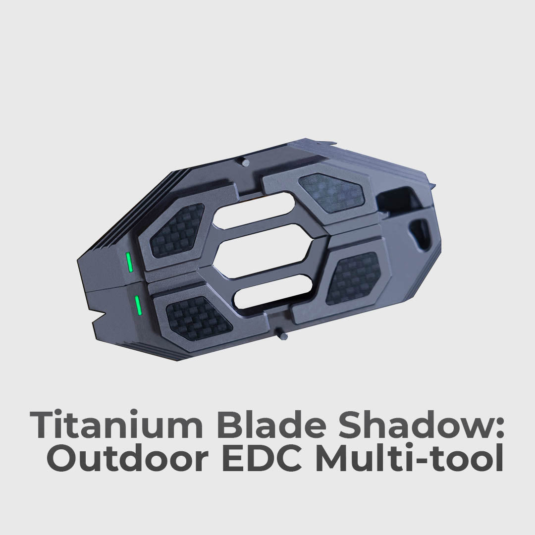 CNC-Machined Titanium Multi-Tool For EDC