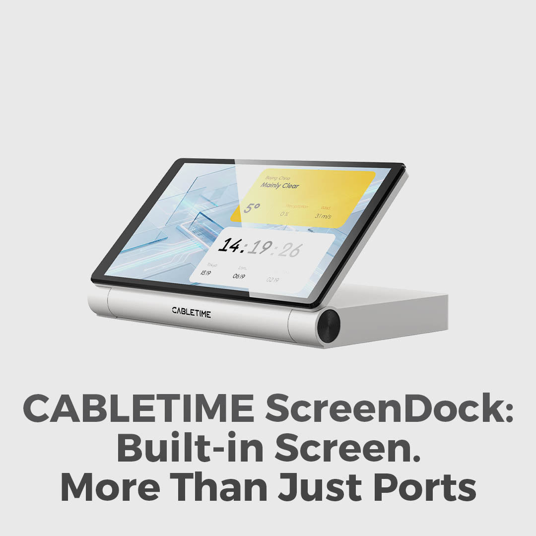 The 8-In-1 USB-C Dock That Keeps Work In View