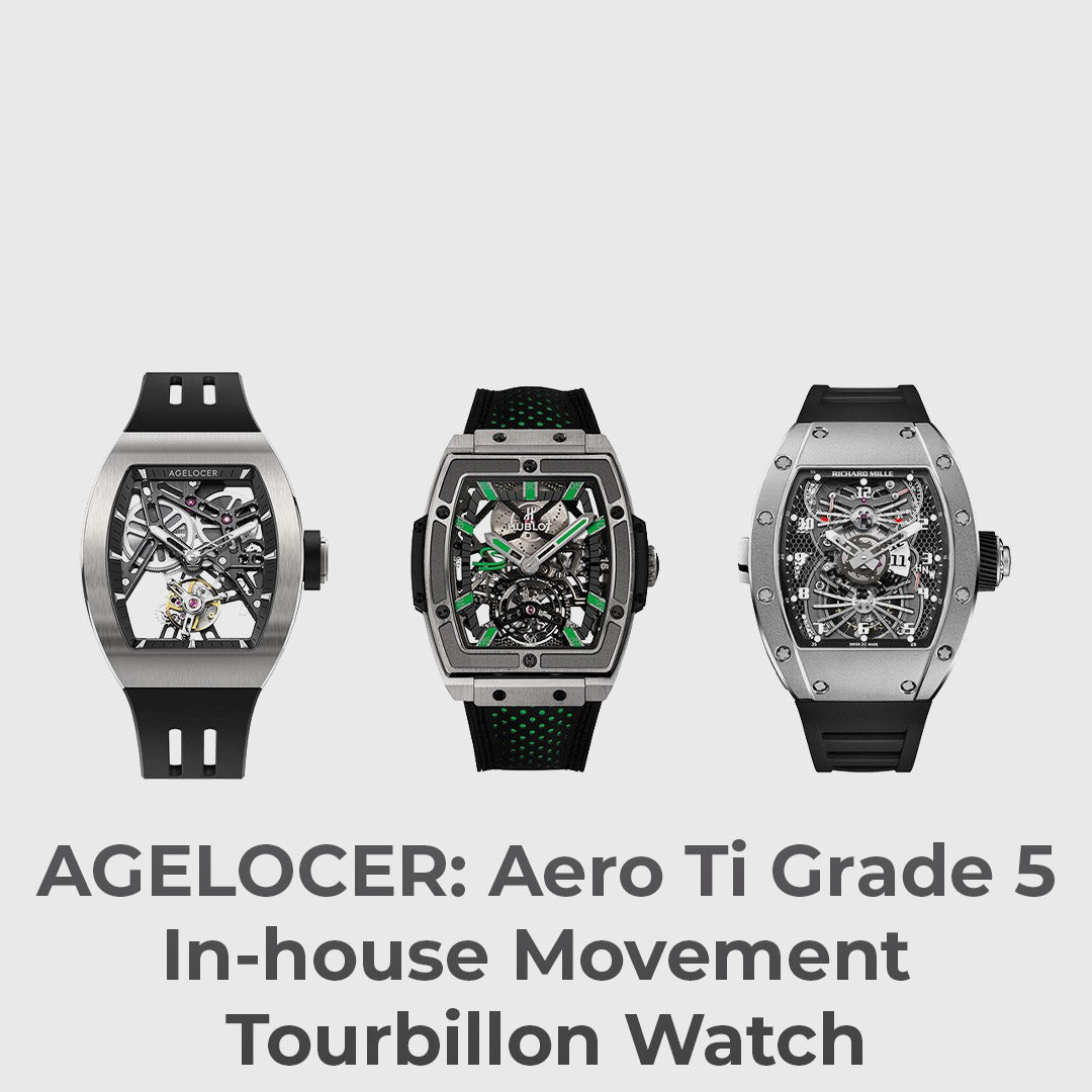 Aerospace Titanium Mechanical Tourbillon Watch
