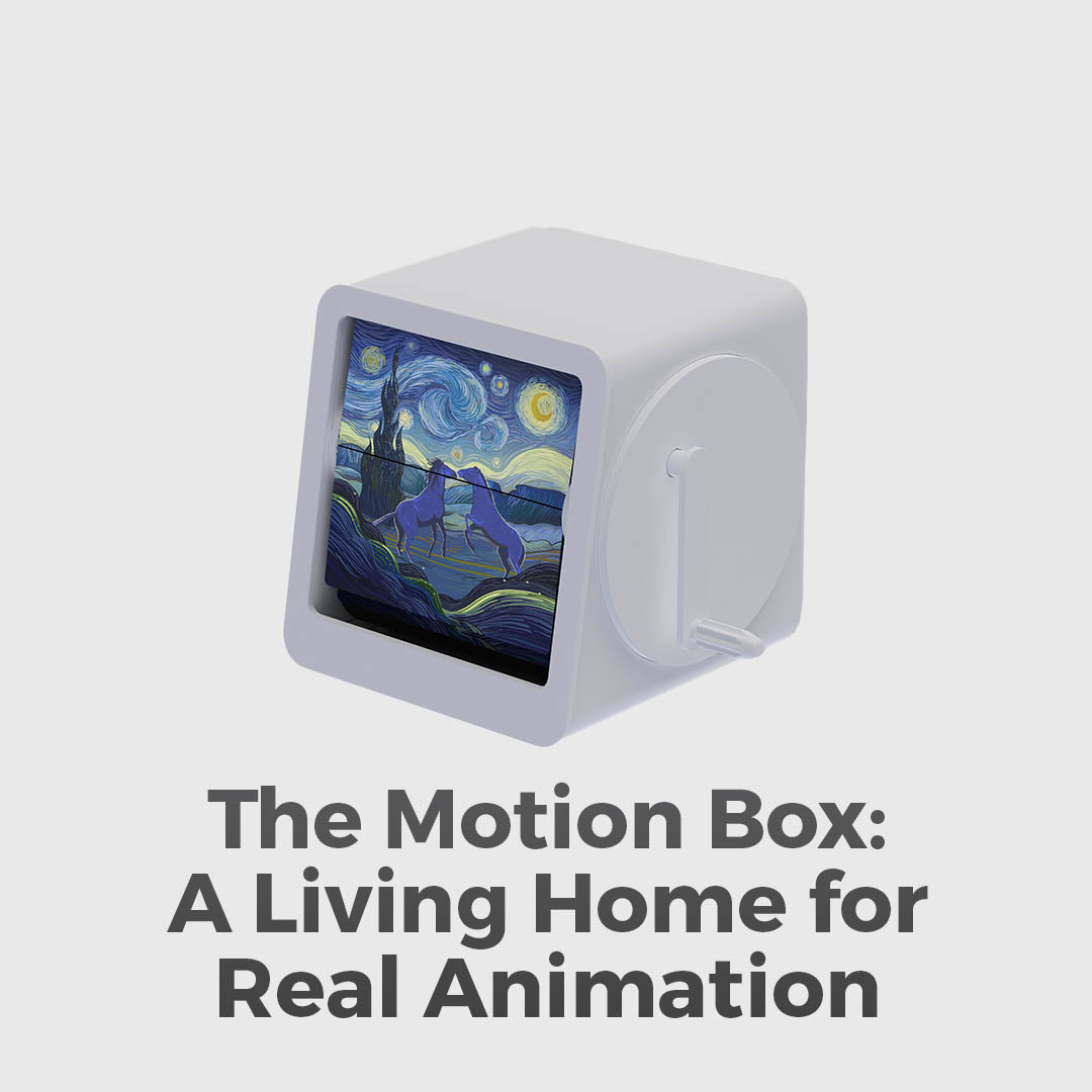 Analog Animation Box With Swappable Art