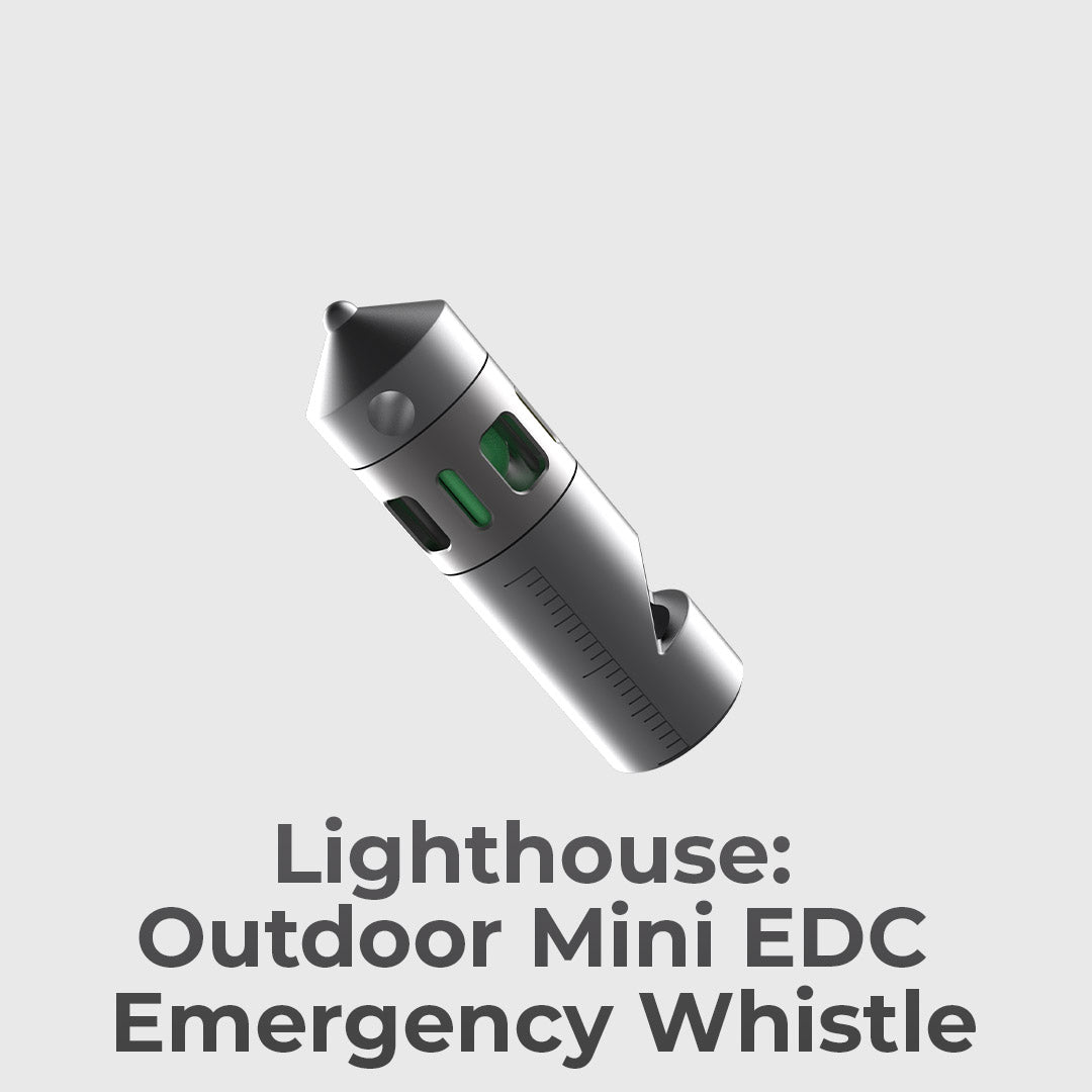 EDC Whistle With Lighthouse Energy