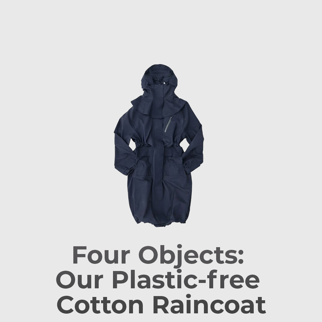 Plastic-free Organic Cotton Raincoat