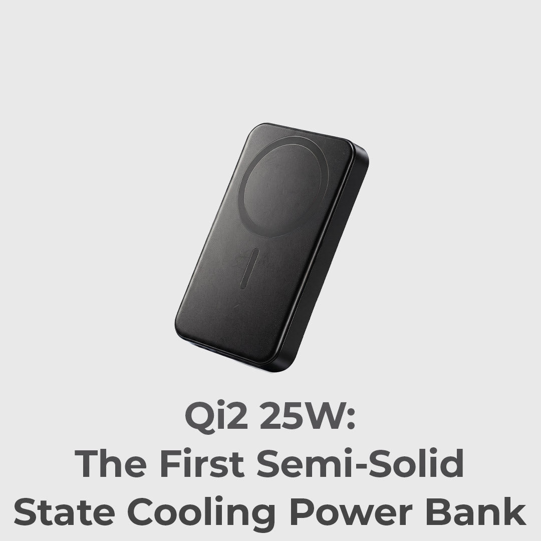 Qi2 25W Semi-Solid Cooled Power Bank