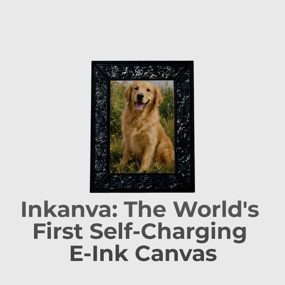 Self-Charging Color E-Ink Canvas Art