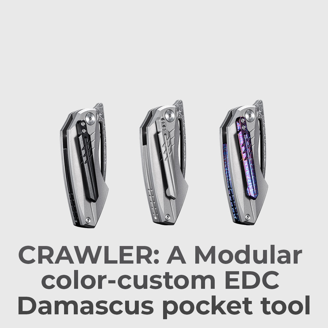 The Titanium EDC Tool With Nine Custom Styles