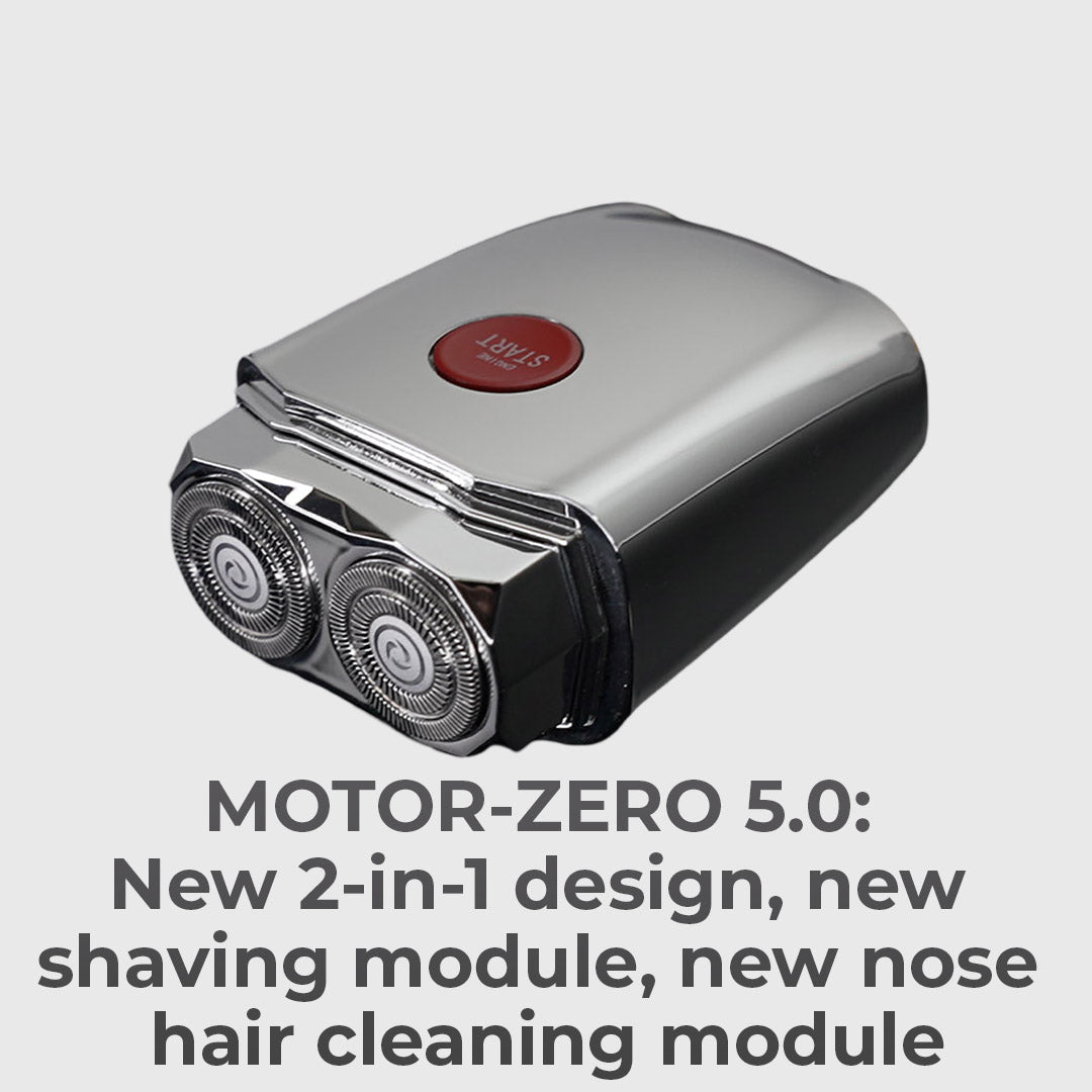 2-in-1 Magnetic Shaver + Nose Trimmer