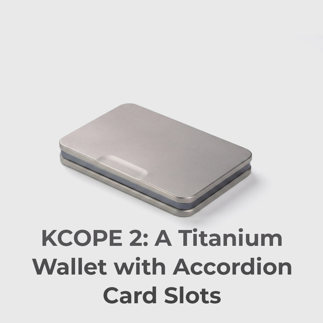 Slide-Open Titanium Wallet, 6-Card Speed