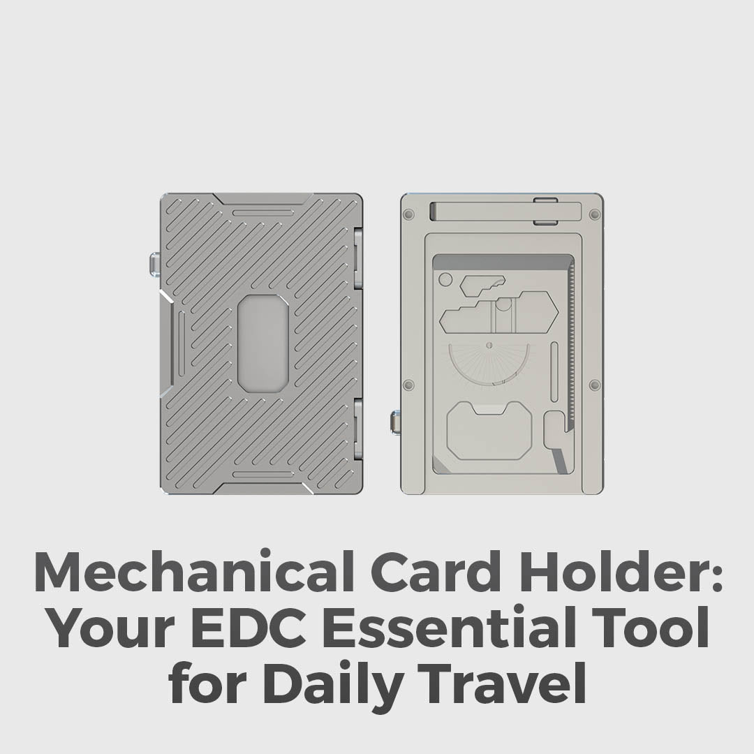The Titanium Card Holder That Pops Cards