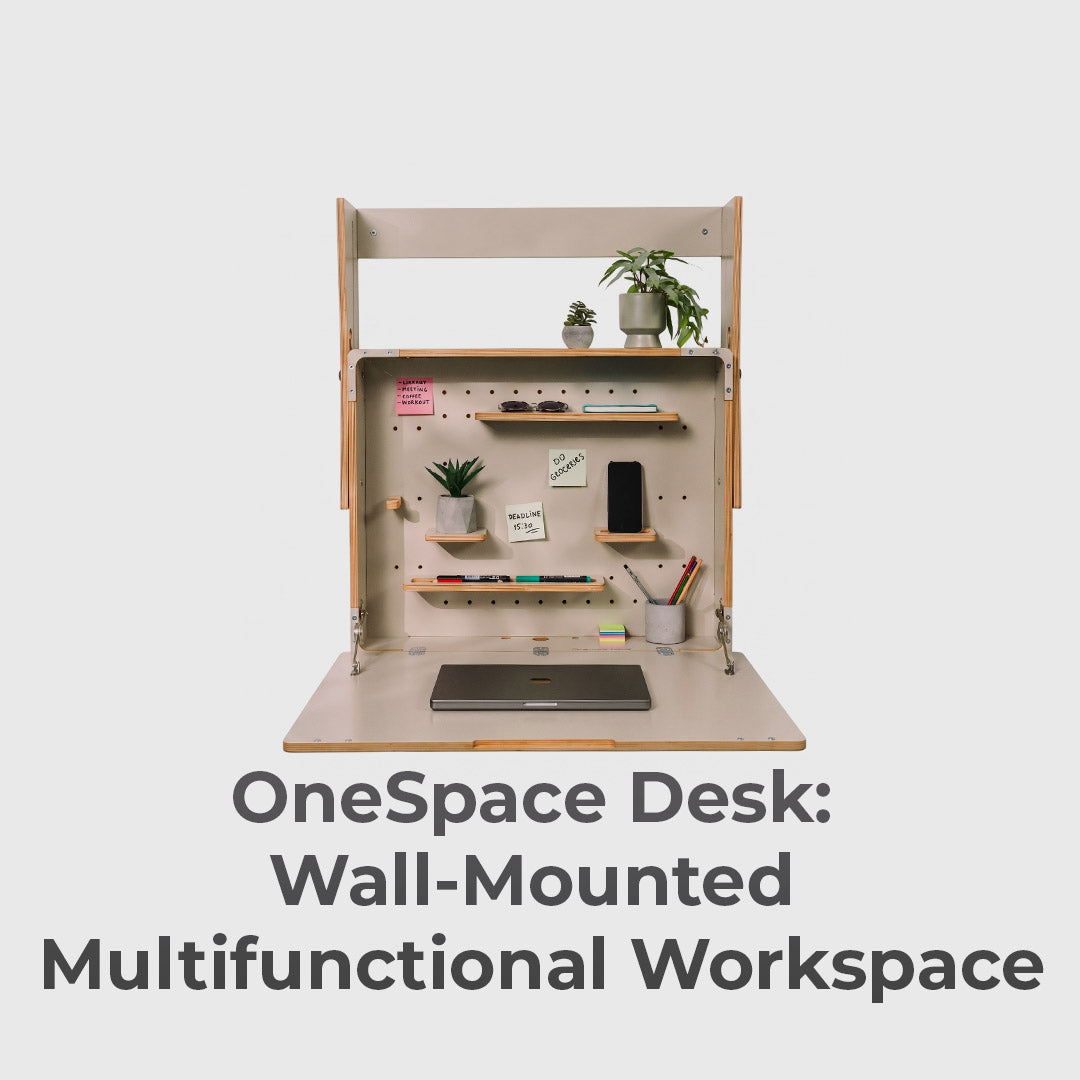 Wall-Mounted Desk That Disappears