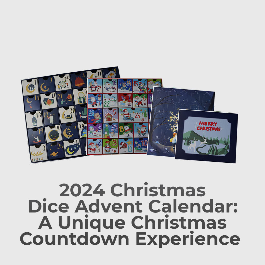 Unveil 24 Exquisite Dice Sets With These Elegant Advent Calendars