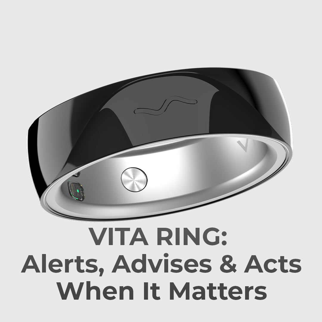 Ceramic Smart Ring With Active Alerts