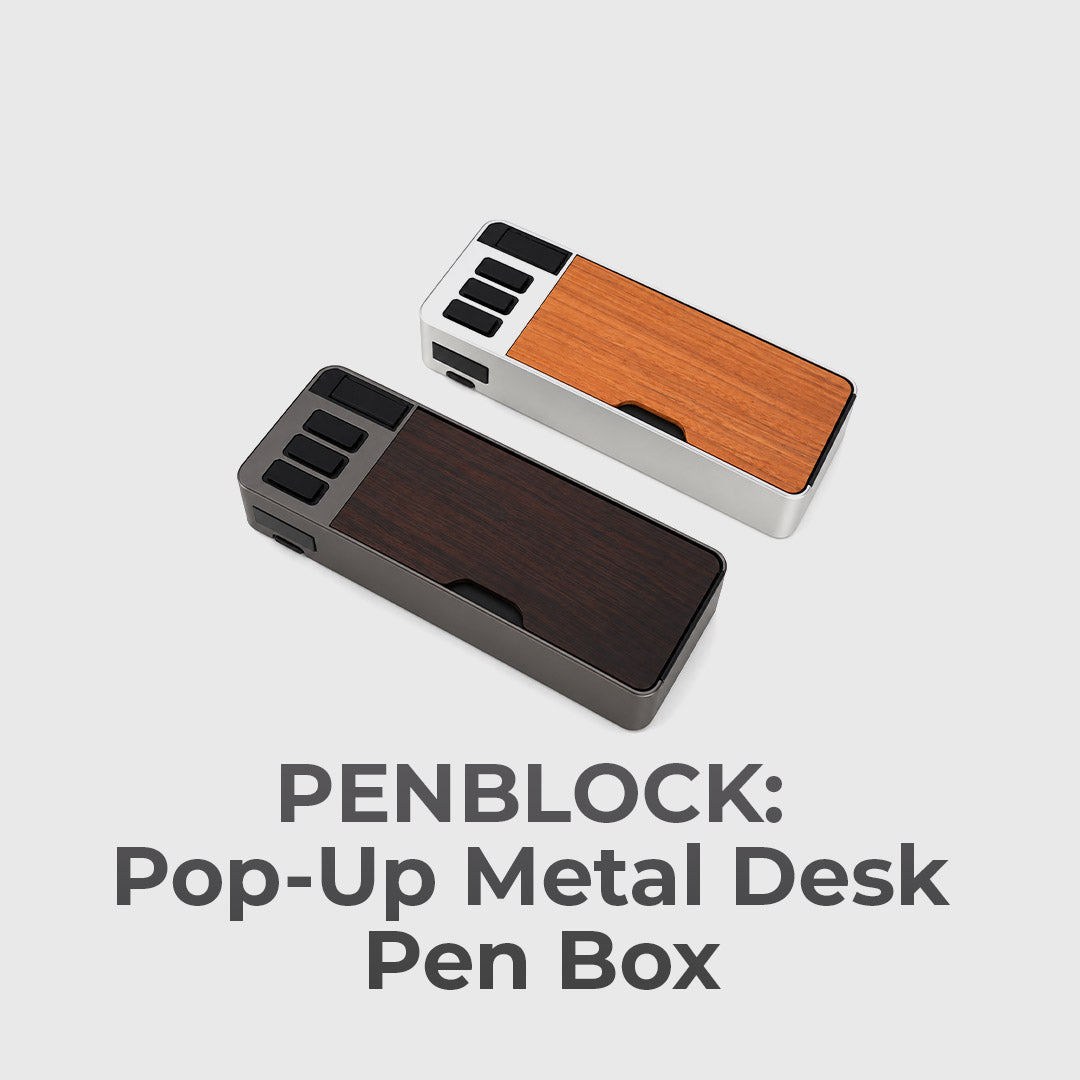 CNC Aluminum Pen Case With Phone Stand