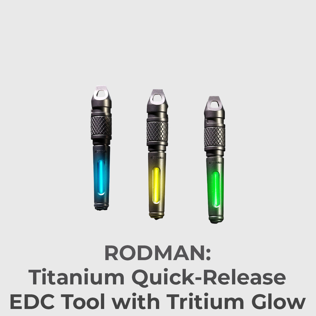 Quick-Release Titanium Tool With Tritium Glow