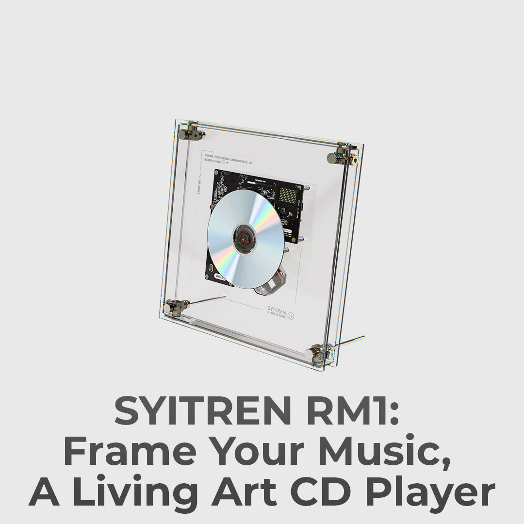 Transparent Wall-Mount CD Player