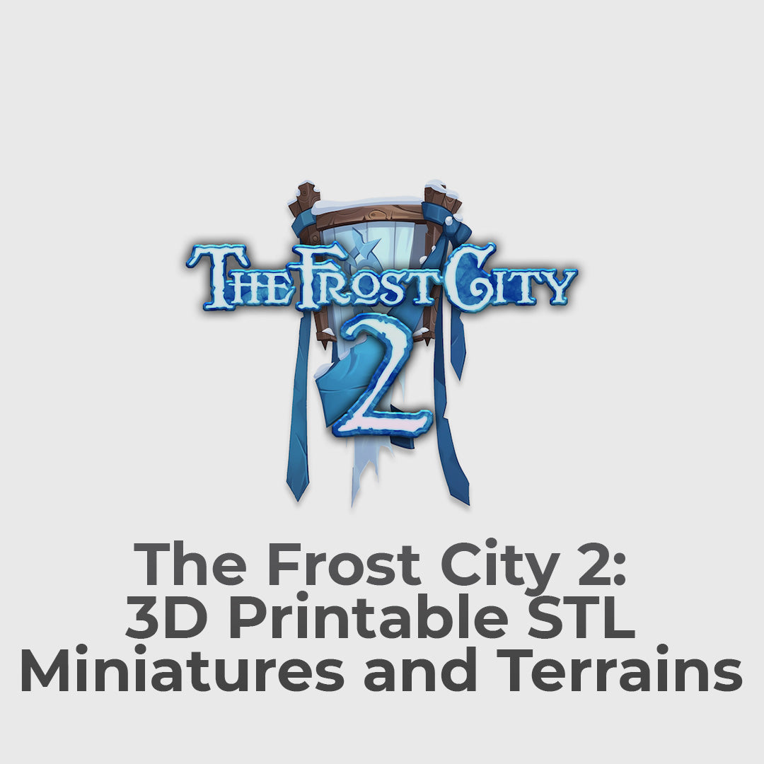 3D Printable STL Miniatures and Terrain
