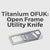 Open Frame Utility Cutting Tool