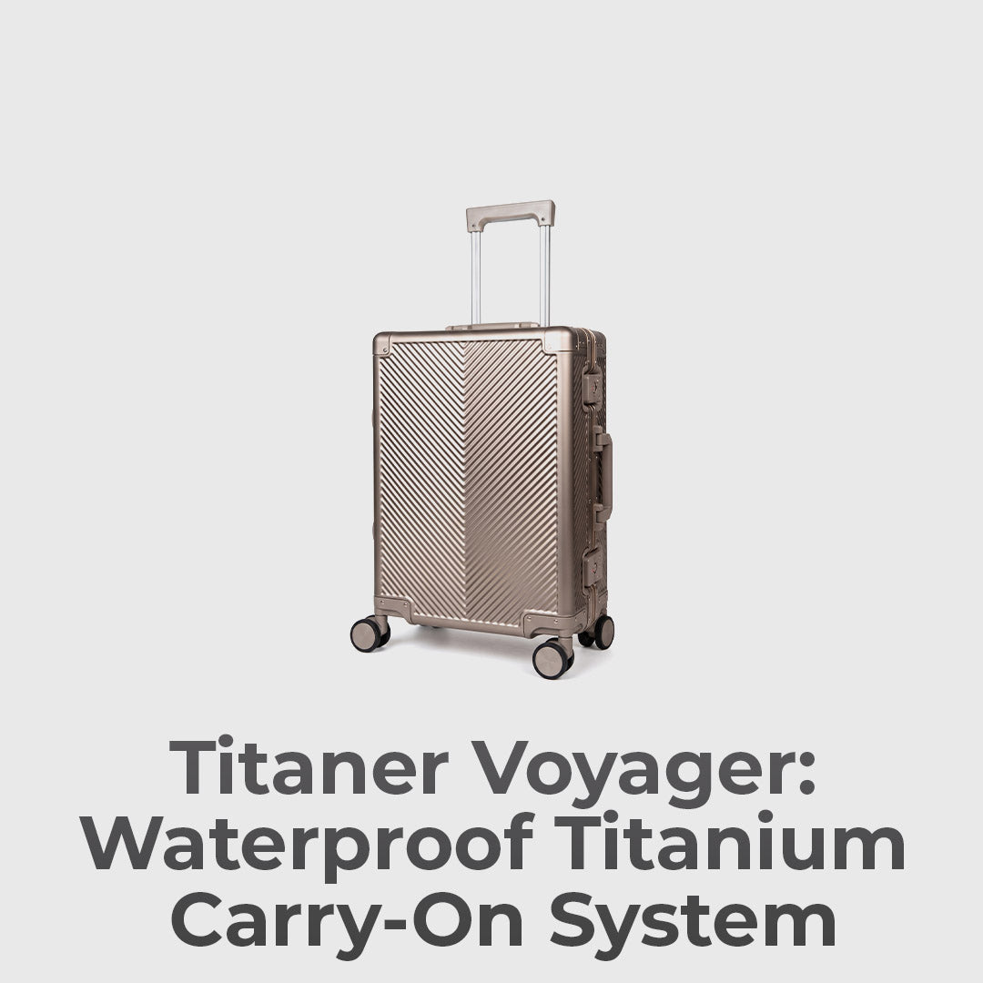 Titanium Carry-On, Splash-Proof Shell