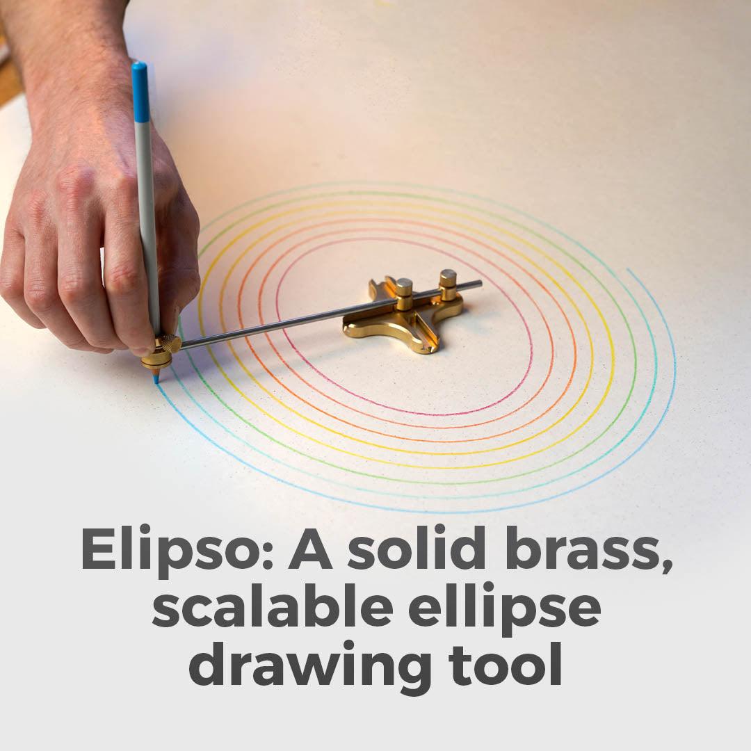 The Solid Brass Tool That Draws Perfect Ellipses