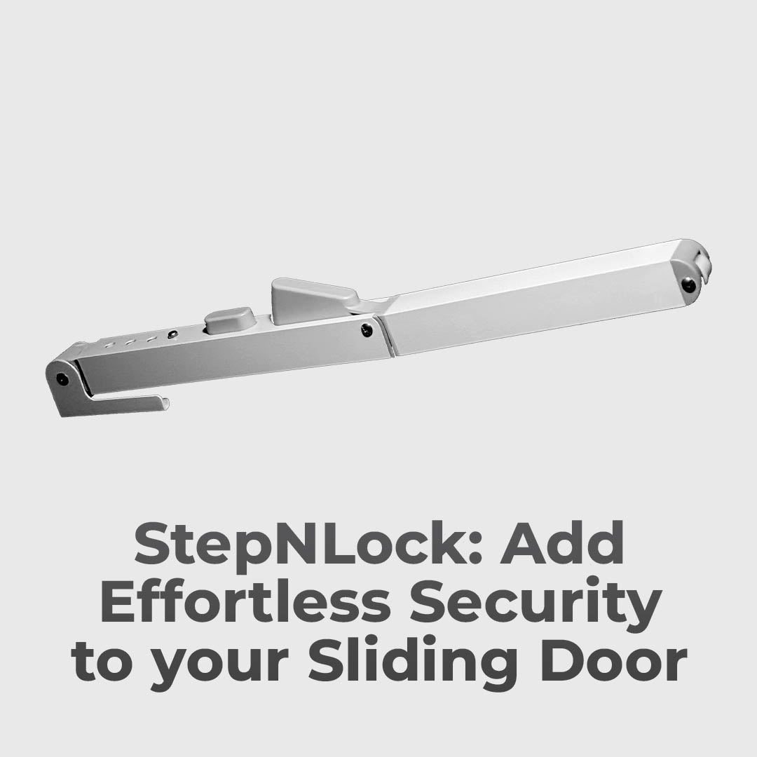 Lock Your Sliding Door Without Bending