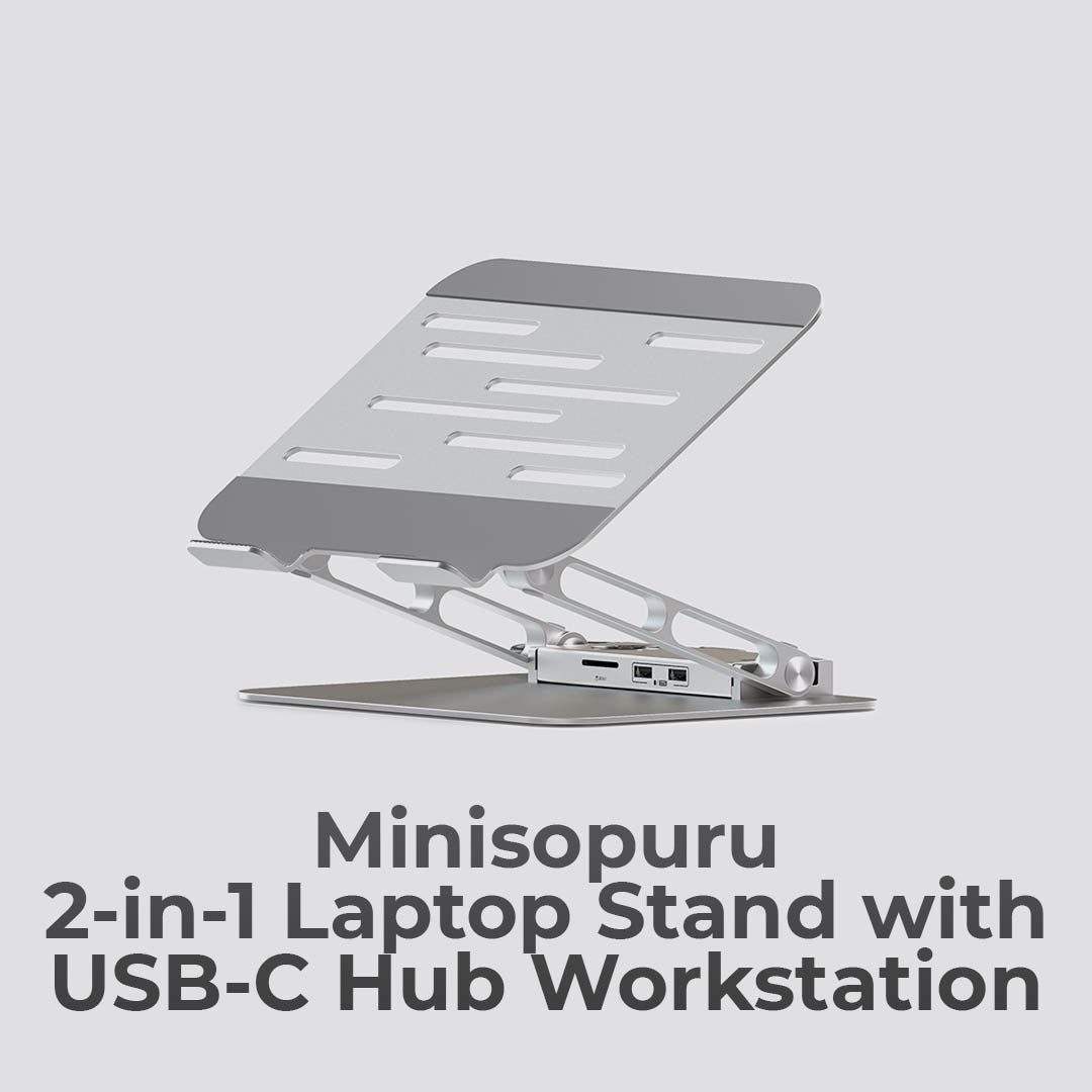 Versatile Laptop Stand &amp; 8-In-1 Hub To Accelerate Your Workflow