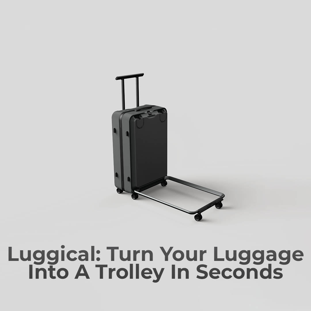 Turn Your Luggage Into A Trolley In Seconds