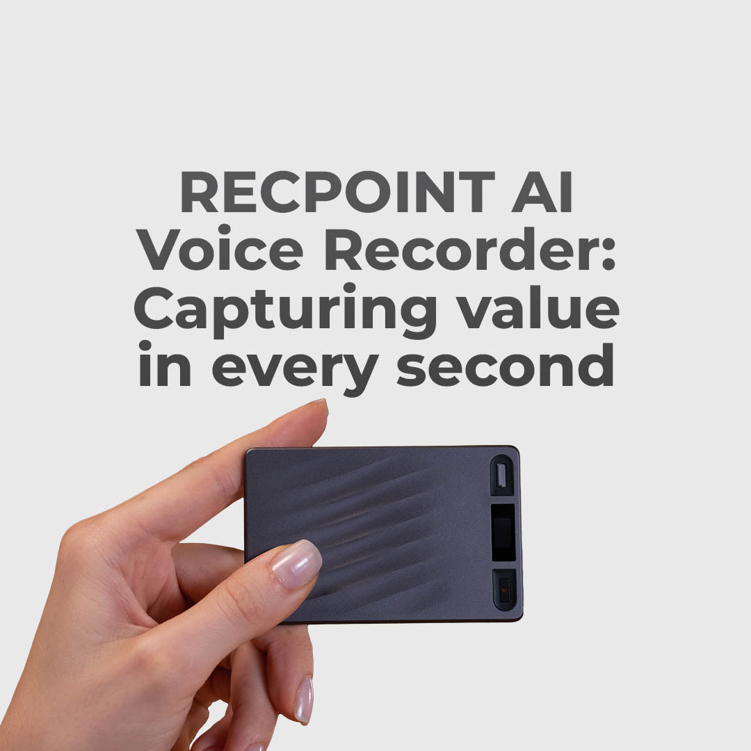 Record. Transcribe. Translate. All in One Sleek AI Recorder.