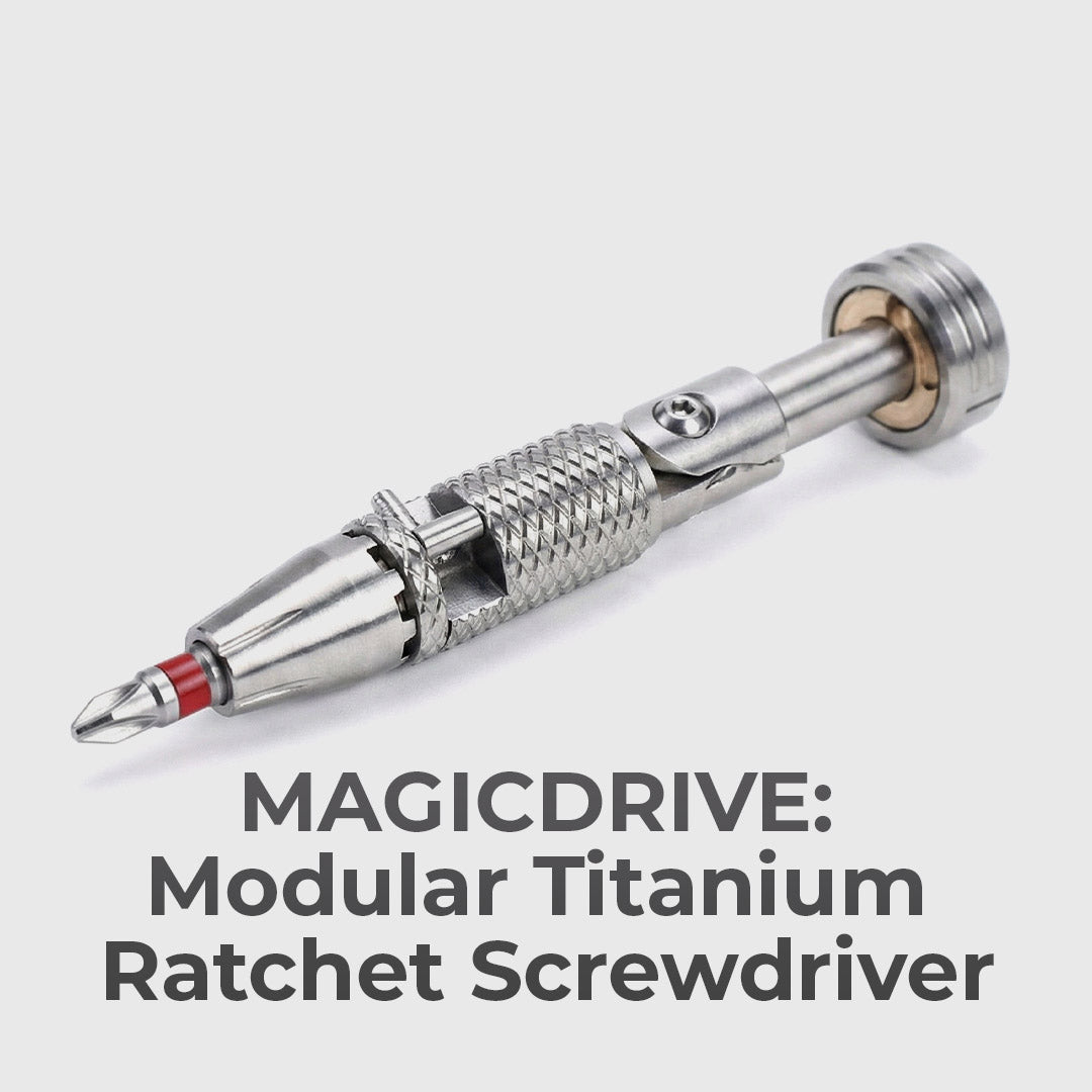 Titanium Ratchet With Modular Bit System