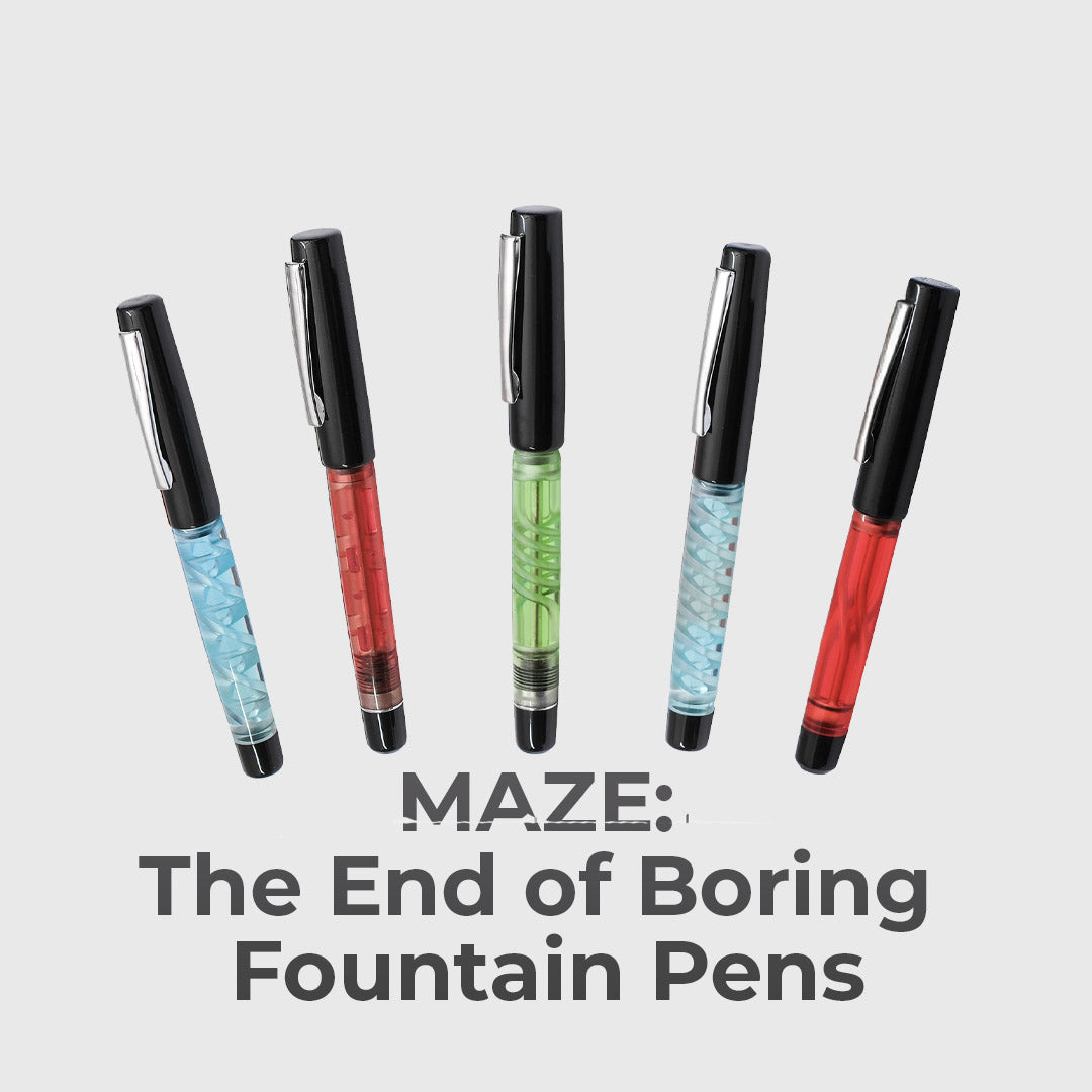 Fountain Writing With Visible Flow