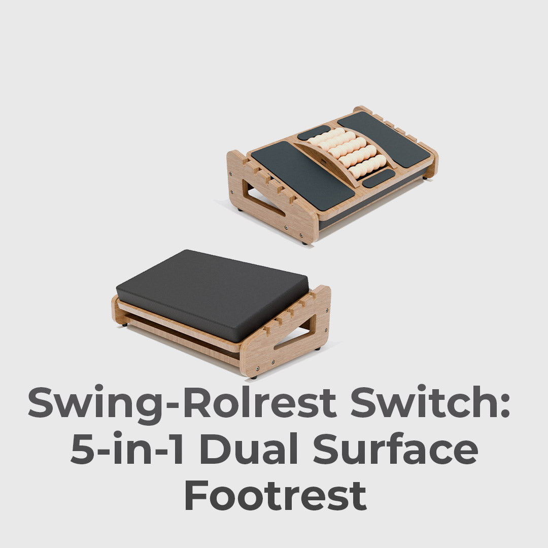 5-in-1 Dual-Surface Footrest